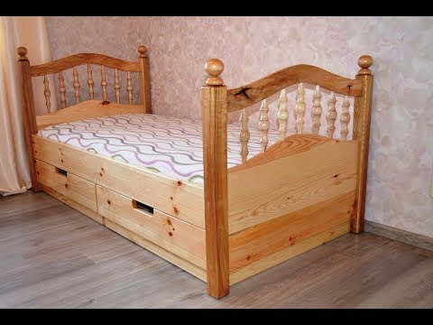 Single bed with storage