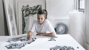 Artist CJ Hendry says drawing is her meditation, without even know it.