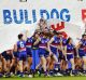 AFL Grand Final 2016, Western Bulldogs v Sydney Swans. 01/10/2016 picture by Justin McManus. Bulldogs burst through the ...