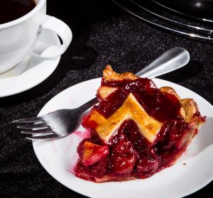 A cherry pie made in homage to its starring role in Twin Peaks.