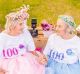 Identical twins, Maria and Paulina, celebrate their 100th birthday.