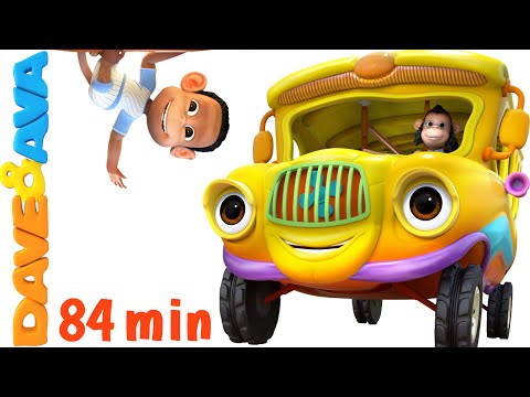 Wheels on the Bus | Nursery Rhymes Collection | YouTube Nursery Rhymes from Dave and Ava