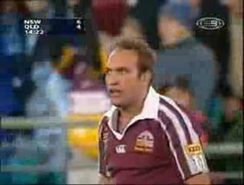 Gorden Tallis' famous tackle on Brett Hodgson