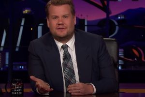 James Corden delivered an emotional message upon learning news of the explosion at the Ariana Grande concert.