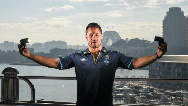 In the spotlight again: Jarryd Hayne is back in the NSW State of Origin team and he could not be happier.