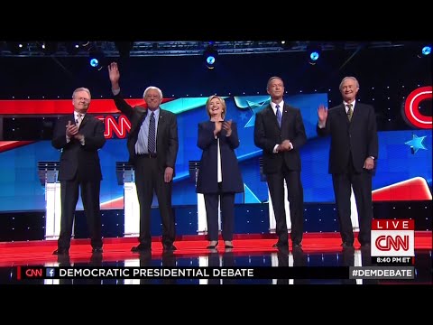 First Democratic Primary Debate - October 13 2015 on CNN