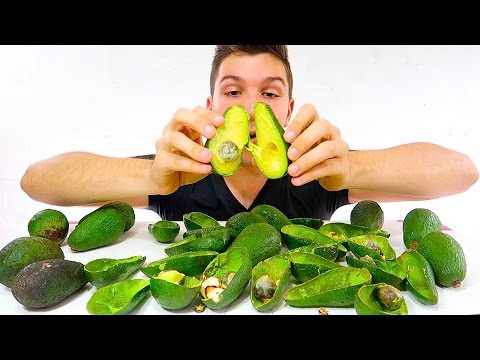 Avocado Challenge • MUKBANG