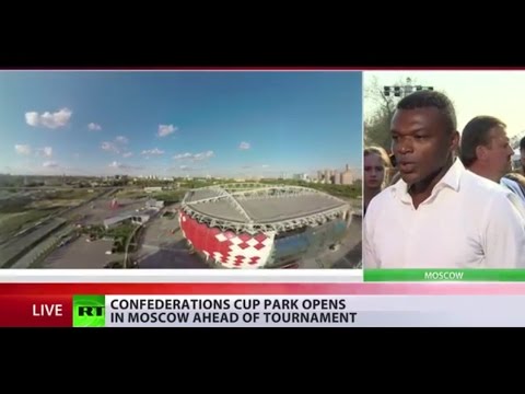 2017 FIFA Confederations Cup Park opens in Moscow