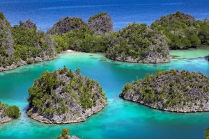 Explore by kayak: Raja Ampat islands, West Papua.