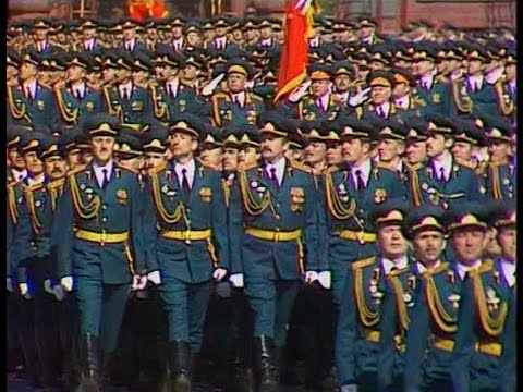 HD Soviet Army Parade, Victory Day 1990 Парад Победы