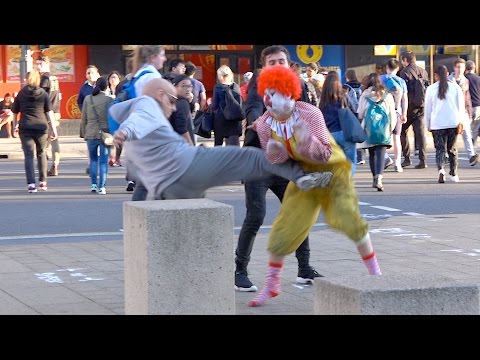 Ronald McDonald Fights Grandpa!