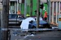 Two people died when a ute crashed into a sedan on the Princes Highway at St Peters.