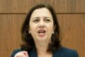 Premier Annastacia Palaszczuk, right, and her deputy Jackie Trad.