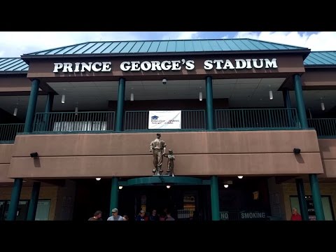 Game-day tour of Prince George's Stadium (Bowie Baysox - Eastern League AA Baseball) in Maryland