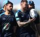 Blues brothers: Nathan Peats and Josh Dugan.