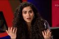 The panelists on Monday night's Q&A included Mona Chalabi.