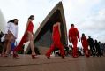 Models walk the runway during the Mercedes-Benz Presents Dion Lee show at Mercedes-Benz Fashion Week Resort 18 ...