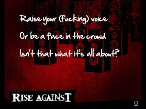 Rise Against Voice of Dissent (+lyrics)