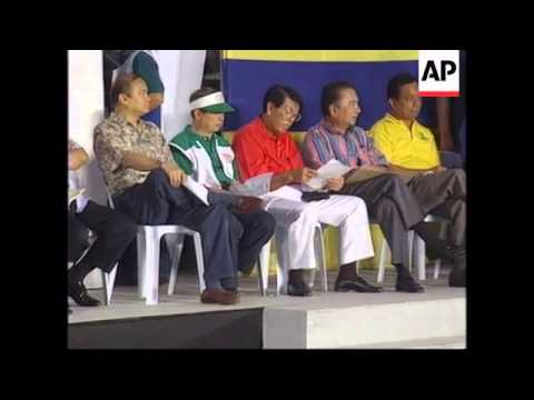 PHILIPPINES: PRESIDENT FIDEL RAMOS CAMPAIGN  RALLY