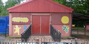 These Huts In Peckham Painted With Teletubbies Were Part Of A Prisoner Of War Camp