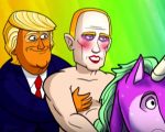 putin gay clown