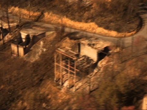 Raw: Aerial Video Shows Tennessee Homes in Ashes