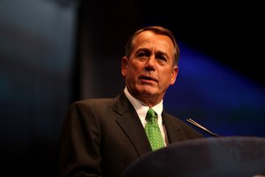 Speaker of the House John Boehner speaking at the 2012 CPAC in Washington, D.C.