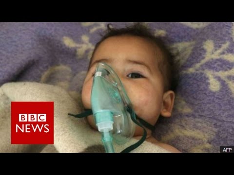 Syria conflict: 'Chemical attack' in Idlib kills 58 - BBC News