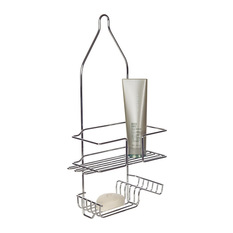  - Deluxe Shower Caddy - Chrome - Shower Caddies