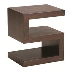  - S Side Table, Chocolate - Side Tables and Accent Tables