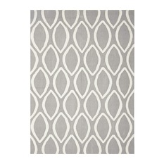  - Bilbao Grey Seeds Flatweave Dhurrie Rug - Floor Rugs