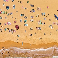  - Tide Lines and Sun Lovers by Joel Coleman - Photographs