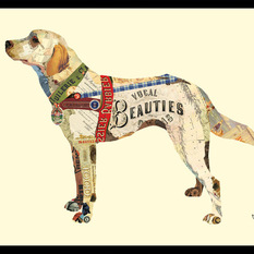  - Collage Wall Art - Labrador - Artwork