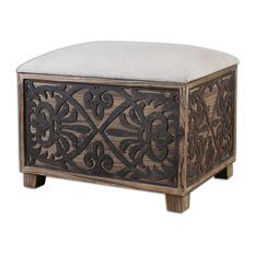  - Abelardo Small Bench by Uttermost - Footstools, Cubes and Ottomans