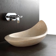  - Komo - Natural Limestone Bath Sink - Bathroom Basins