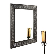  - Boss Rectangular Mirror – Silver - Wall Mirrors