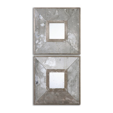  - Gisila Squares S/2 by Uttermost - Wall Mirrors
