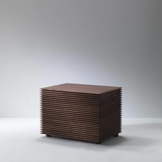 Porada - Riga Bedside Table by T. Colzani for Porada - Nightstands and Bedside Tables