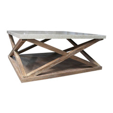  - Max Sparrow - Montauk Sqaure Cocktail Table - Coffee Tables