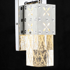  - Shining Glass Block Wall Lamp with Bulb - Wall Sconces