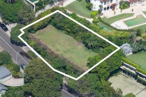 The Aboud family have paid $6 million for this vacant block of land next door to their Bellevue Hill home.