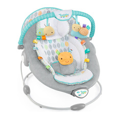  - Taggies Soft n Snug Bouncer Leafscape - Baby Swings and Bouncers