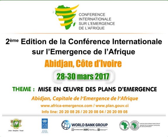 La mise en œuvre des plans d’émergence en Afrique thème central de la 2ième  Edition de la Conférence Internationale sur l’Emergence de l’Afrique (CIEA)