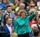 Margaret Court at Wimbledon last year.