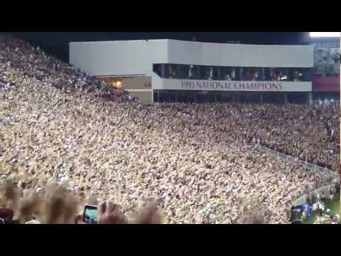 FSU Seminoles College Football BCS National ChampionsTomahawk Chop at DOAK