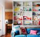 The colourful TV and family room.