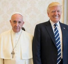 trump meets pope