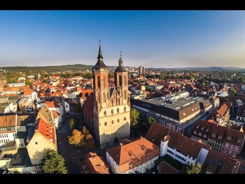 Göttingen von oben - Kurzer Flug einer Videodrohne über Göttingen - Teil 1