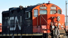 CN Rail Freight Engine