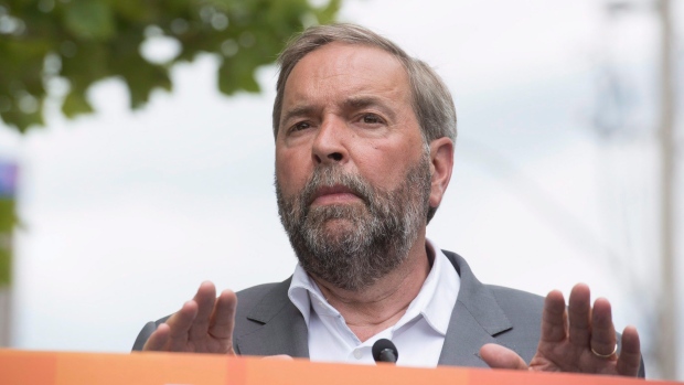 CBC News has learned the NDP, led by Tom Mulcair, will only consider election debate invitations until Friday, Aug. 7.